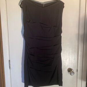 Woman’s black dress